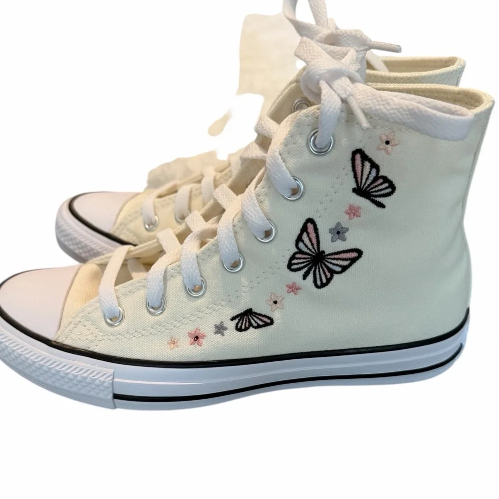 NWOT Converse Chuck Taylor All Star Butterflies Sneakers - Picture 9 of 13